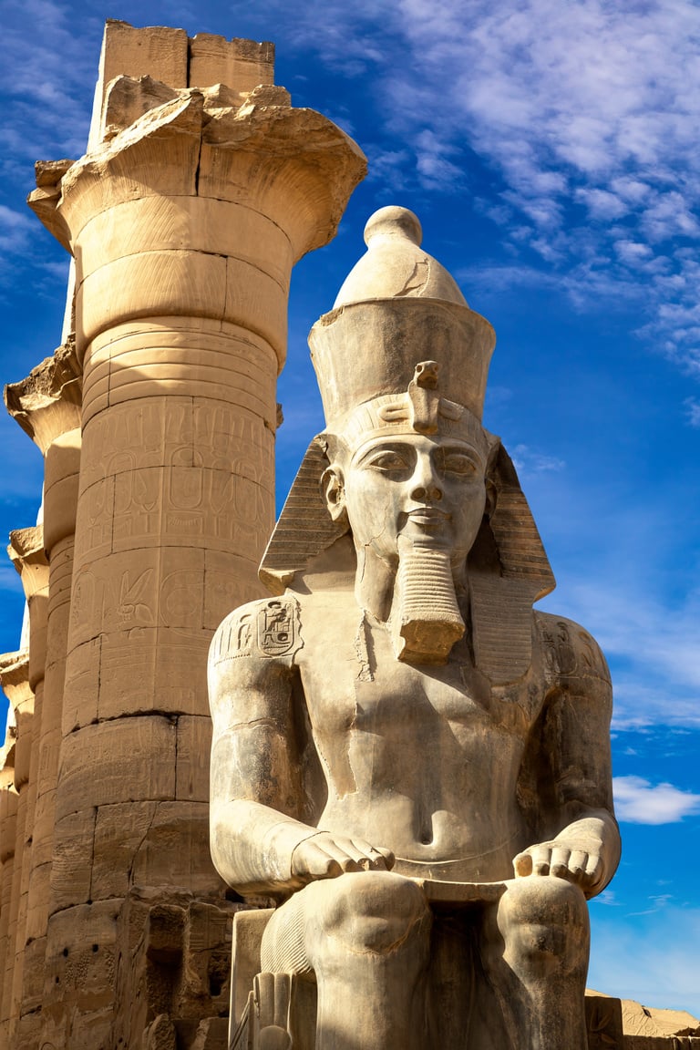 Luxor Temple in Luxor, Egypt