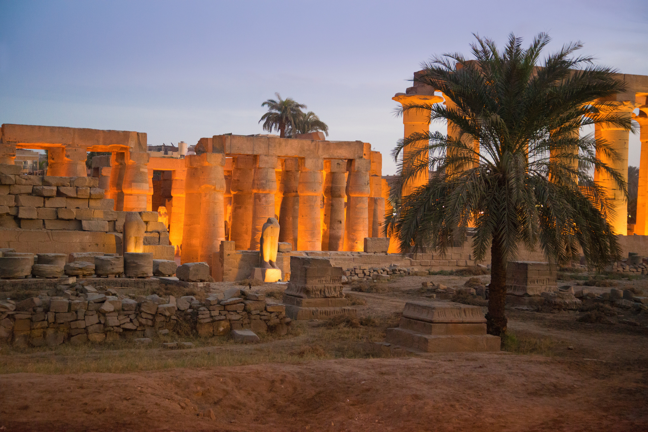 Egypt, Luxor Temple, Luxor, Hypostyle Hall